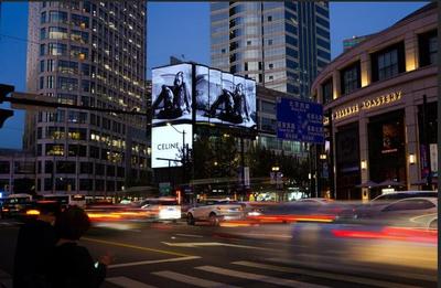 上海靜安匯銀大廈戶外裸眼3D大屏廣告代理發布,上海裸眼3D視頻制作發布服務